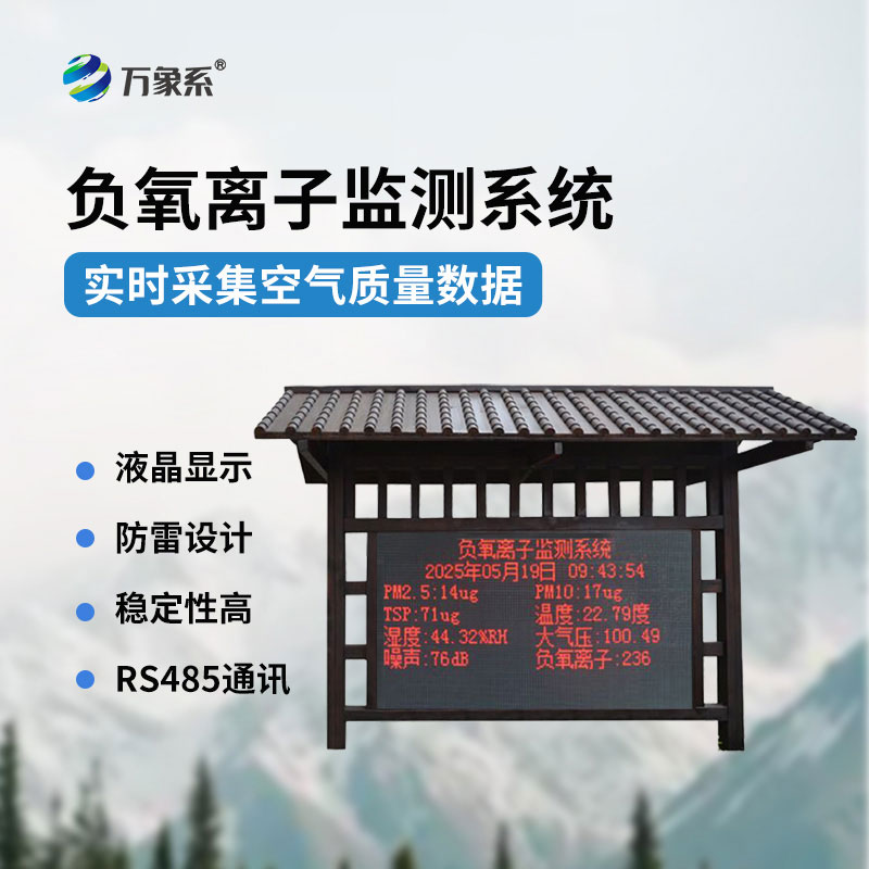 負(fù)氧離子監(jiān)測(cè)站